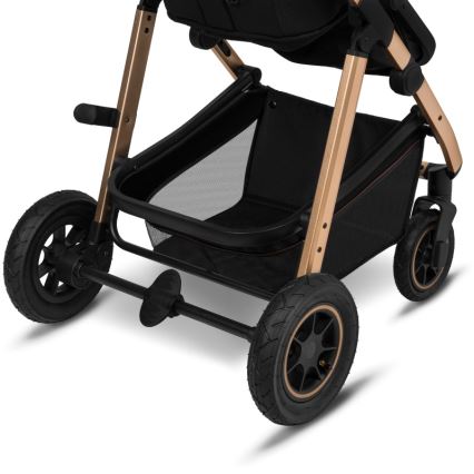 Lionelo - Passeggino combinato 2 in 1 AMBER Nero Onice