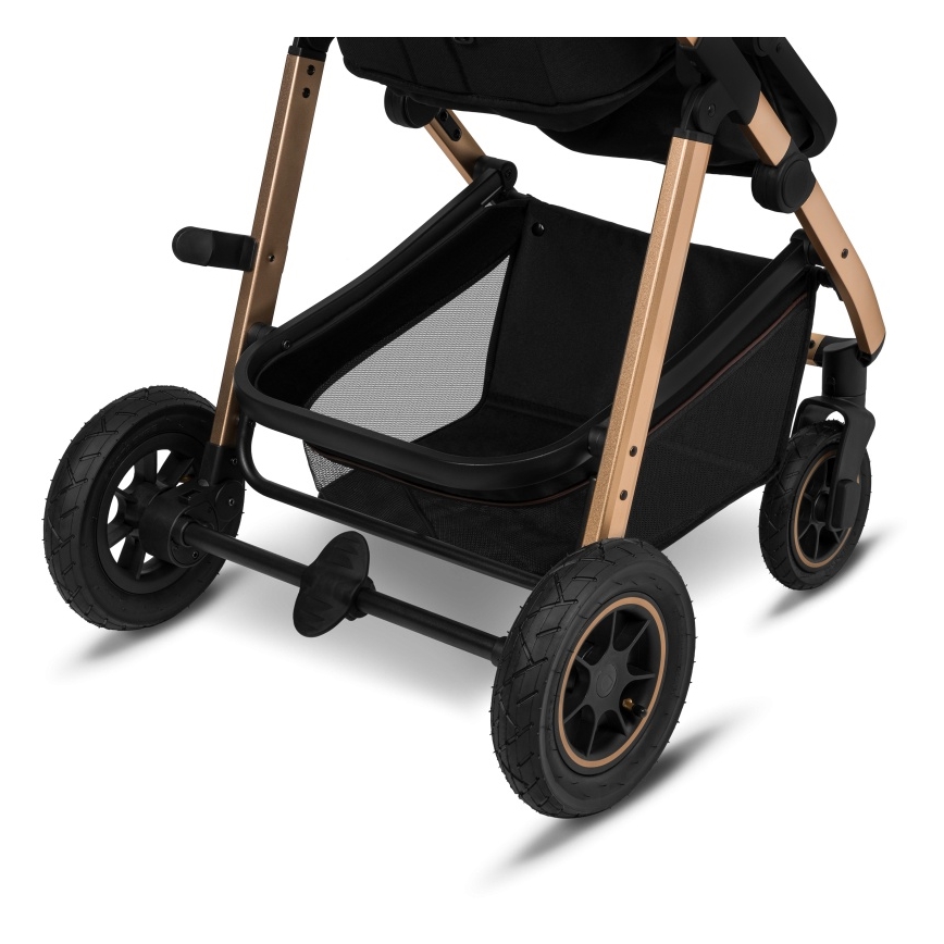Lionelo - Passeggino combinato 2 in 1 AMBER Nero Onice