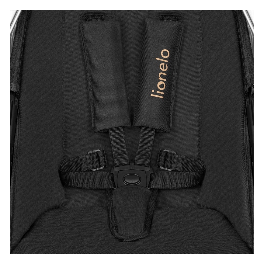 Lionelo - Passeggino combinato 2 in 1 AMBER Nero Onice