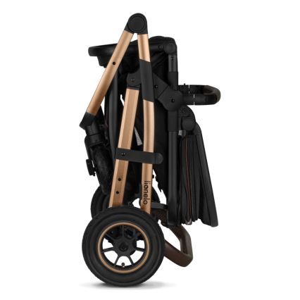Lionelo - Passeggino combinato 2 in 1 AMBER Nero Onice