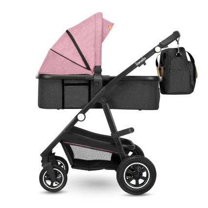 Lionelo - Passeggino combinato 2 in 1 AMBER Pink Rose