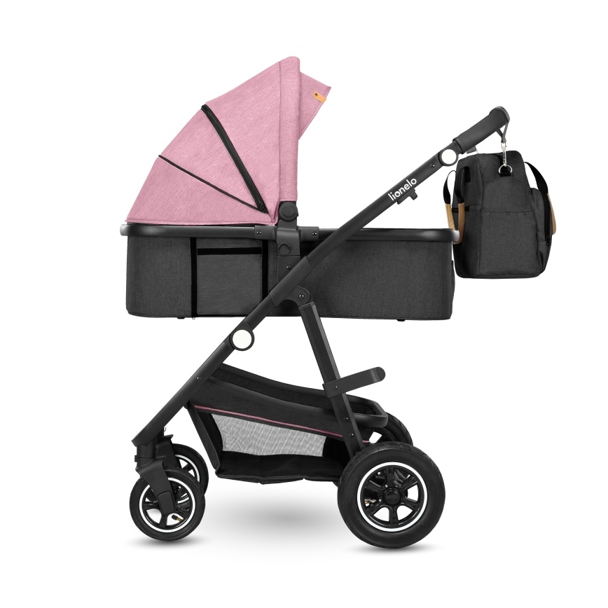 Lionelo - Passeggino combinato 2 in 1 AMBER Pink Rose