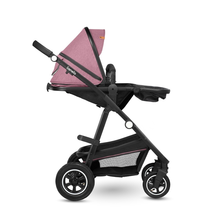 Lionelo - Passeggino combinato 2 in 1 AMBER Pink Rose