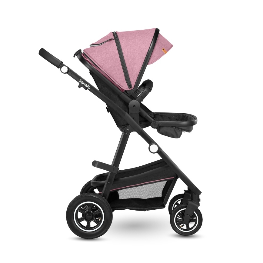 Lionelo - Passeggino combinato 2 in 1 AMBER Pink Rose