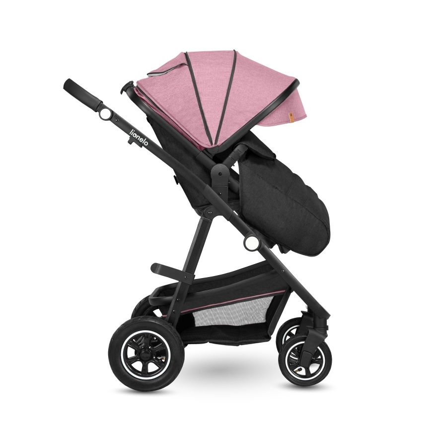 Lionelo - Passeggino combinato 2 in 1 AMBER Pink Rose