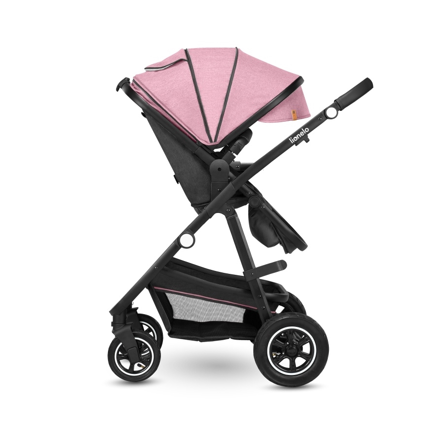 Lionelo - Passeggino combinato 2 in 1 AMBER Pink Rose