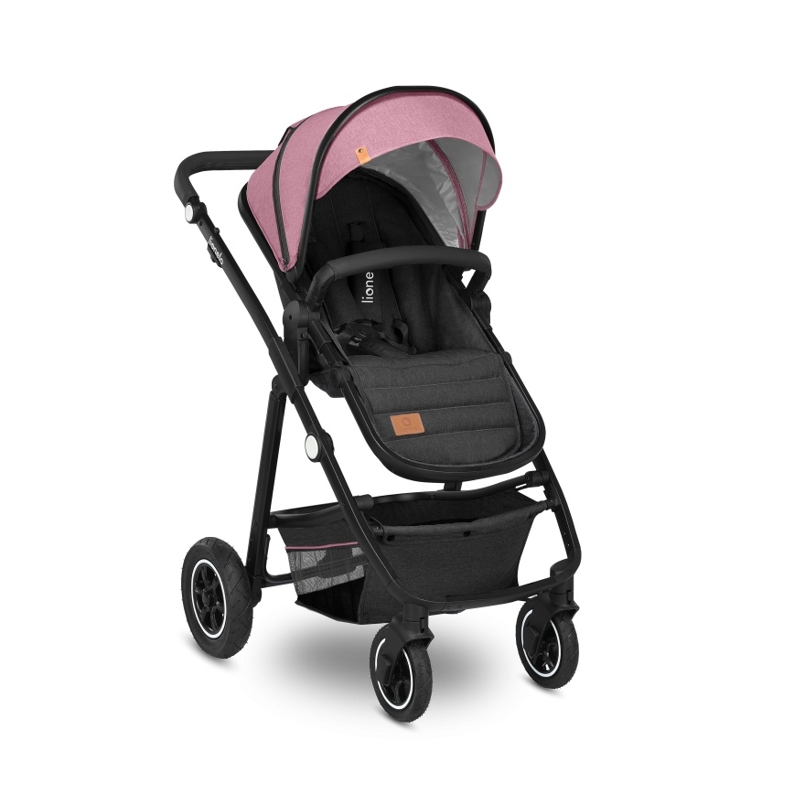 Lionelo - Passeggino combinato 2 in 1 AMBER Pink Rose