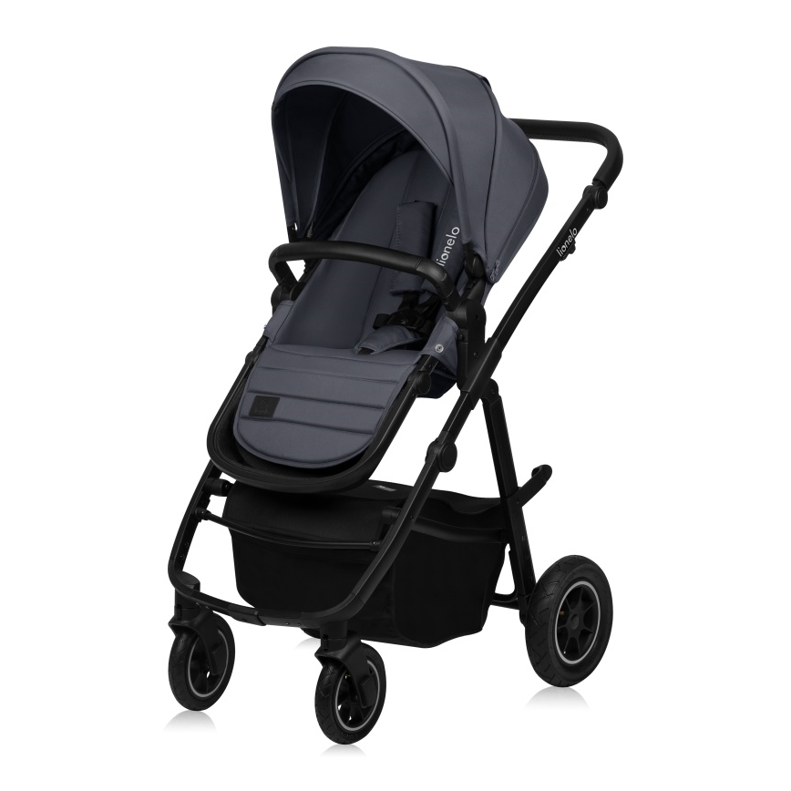 Lionelo - Passeggino combinato 2 in 1 AMBER PLUS Grigio Grafite