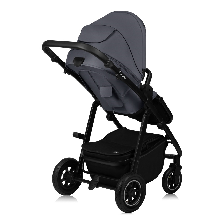 Lionelo - Passeggino combinato 2 in 1 AMBER PLUS Grigio Grafite