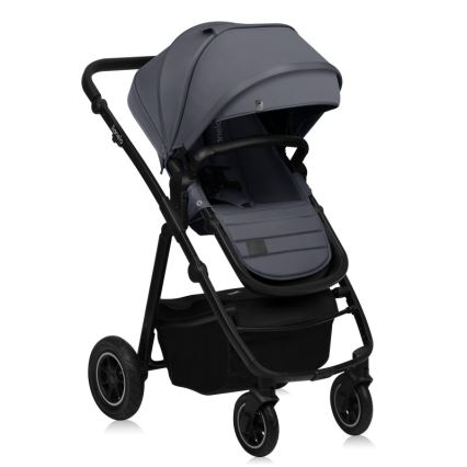 Lionelo - Passeggino combinato 2 in 1 AMBER PLUS Grigio Grafite