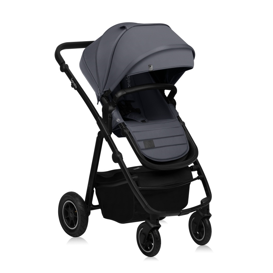 Lionelo - Passeggino combinato 2 in 1 AMBER PLUS Grigio Grafite