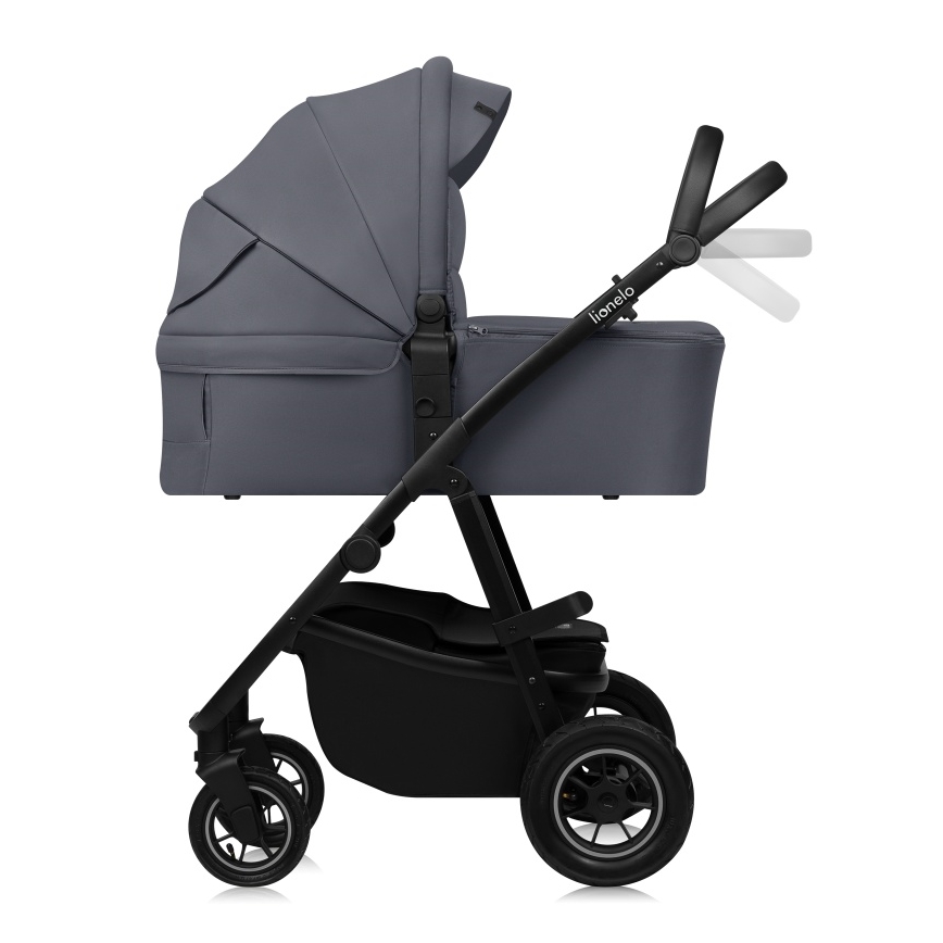 Lionelo - Passeggino combinato 2 in 1 AMBER PLUS Grigio Grafite