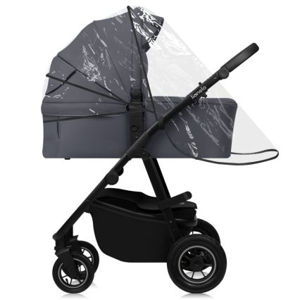 Lionelo - Passeggino combinato 2 in 1 AMBER PLUS Grigio Grafite