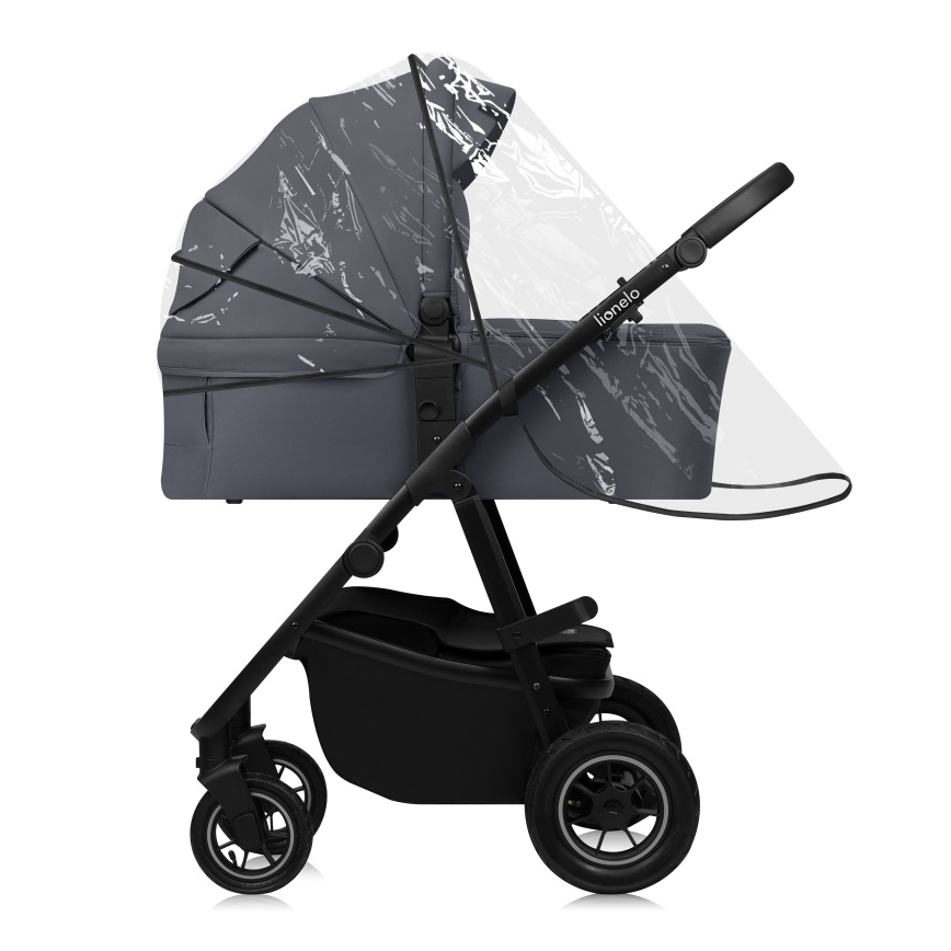 Lionelo - Passeggino combinato 2 in 1 AMBER PLUS Grigio Grafite