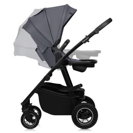 Lionelo - Passeggino combinato 2 in 1 AMBER PLUS Grigio Grafite