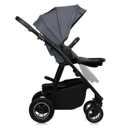 Lionelo - Passeggino combinato 2 in 1 AMBER PLUS Grigio Grafite