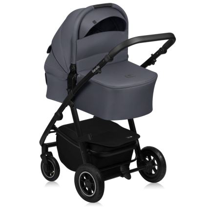 Lionelo - Passeggino combinato 2 in 1 AMBER PLUS Grigio Grafite