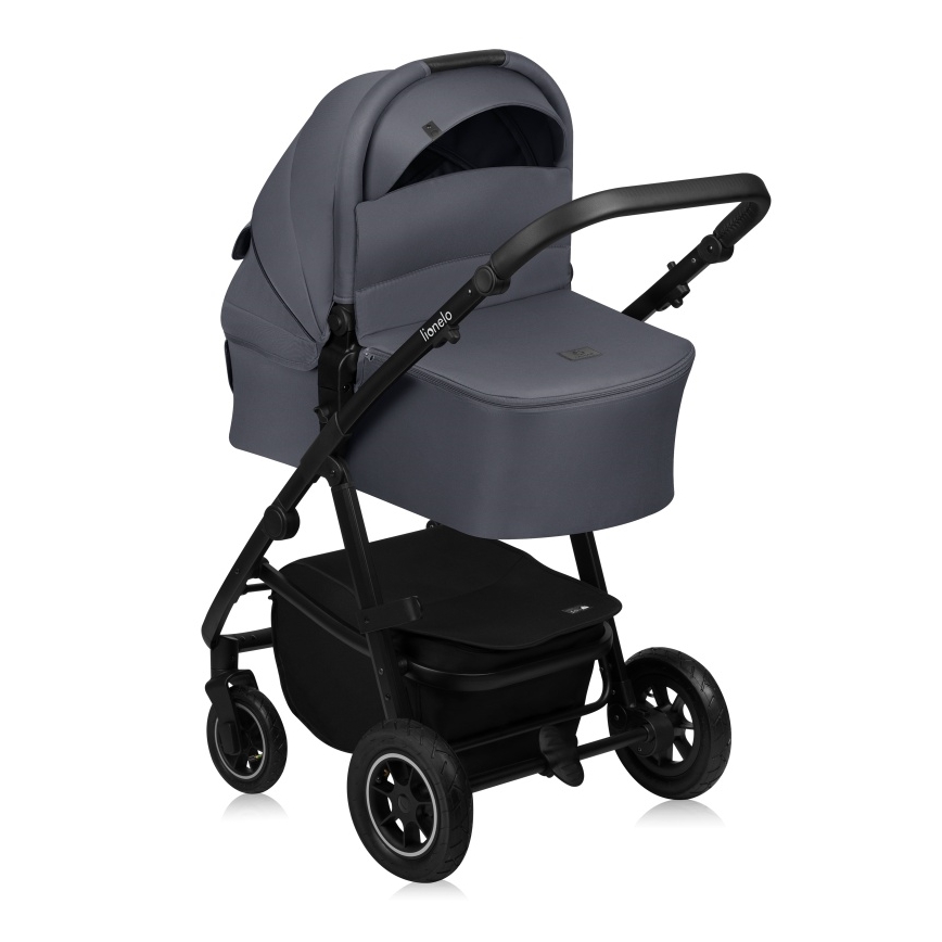 Lionelo - Passeggino combinato 2 in 1 AMBER PLUS Grigio Grafite