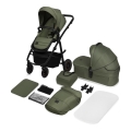 Lionelo - Passeggino combinato 2-in-1 AMBER PLUS Verde Foresta