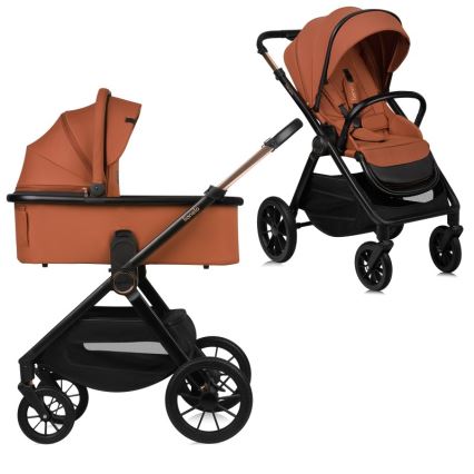 Lionelo - Passeggino combinato 2 in 1 LAYLA Marrone ruggine