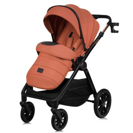 Lionelo - Passeggino combinato 2 in 1 LAYLA Marrone ruggine