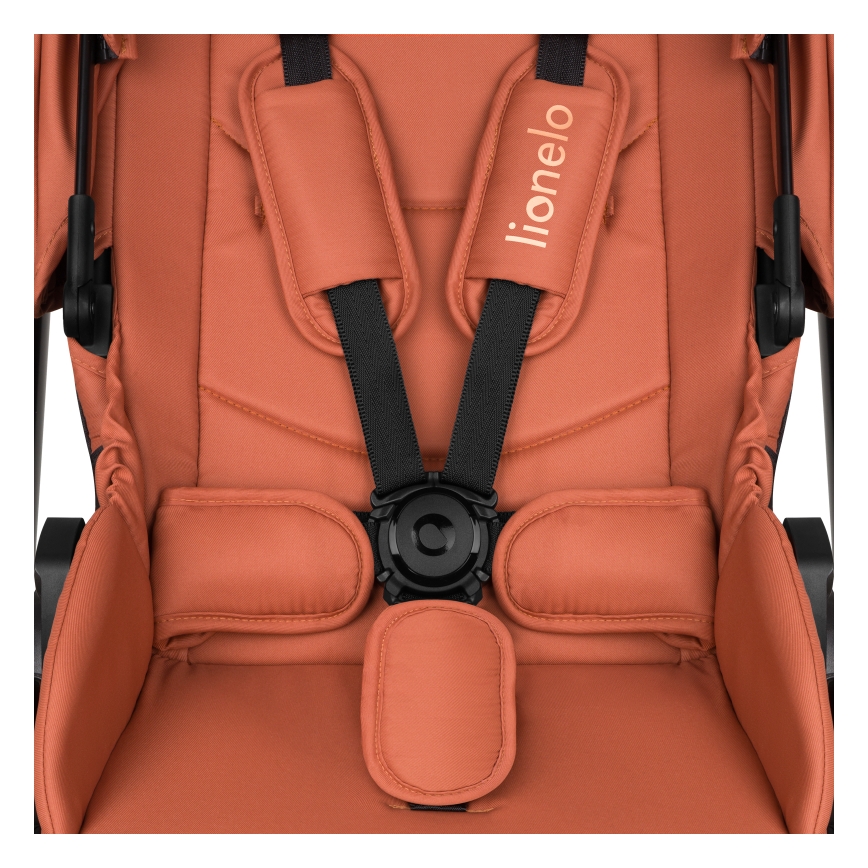 Lionelo - Passeggino combinato 2 in 1 LAYLA Marrone ruggine