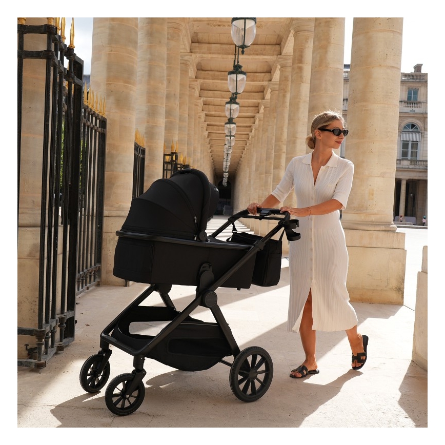 Lionelo - Passeggino combinato 2 in 1 LAYLA Nero Onice
