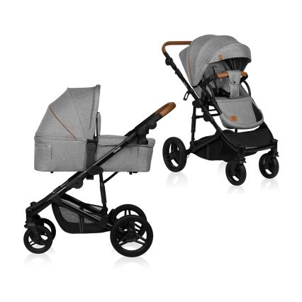Lionelo - Passeggino combinato 2 in 1 MARI TOUR Grey Stone