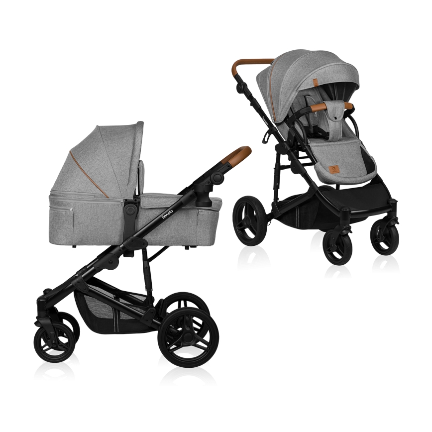 Lionelo - Passeggino combinato 2 in 1 MARI TOUR Grey Stone
