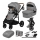 Lionelo - Passeggino combinato 2 in 1 MARI TOUR Grigio Pietra