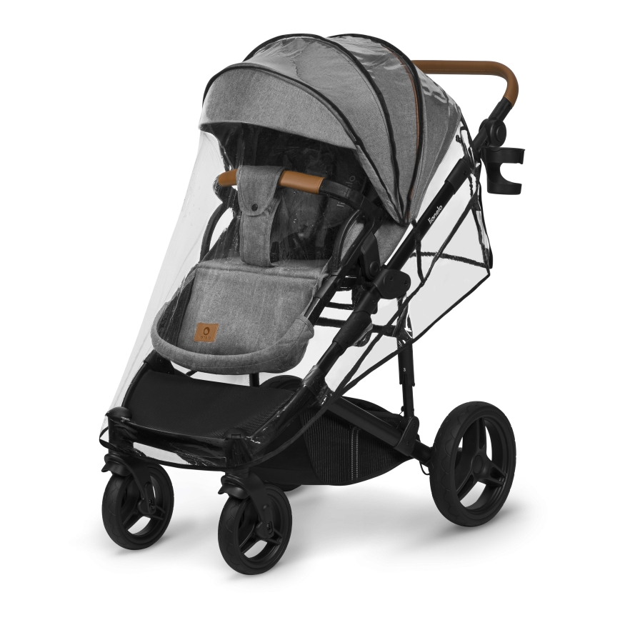 Lionelo - Passeggino combinato 2 in 1 MARI TOUR Grigio Pietra