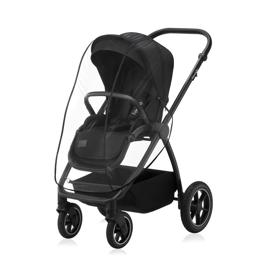 Lionelo - Passeggino combinato 2 in 1 MERIL Black Onyx