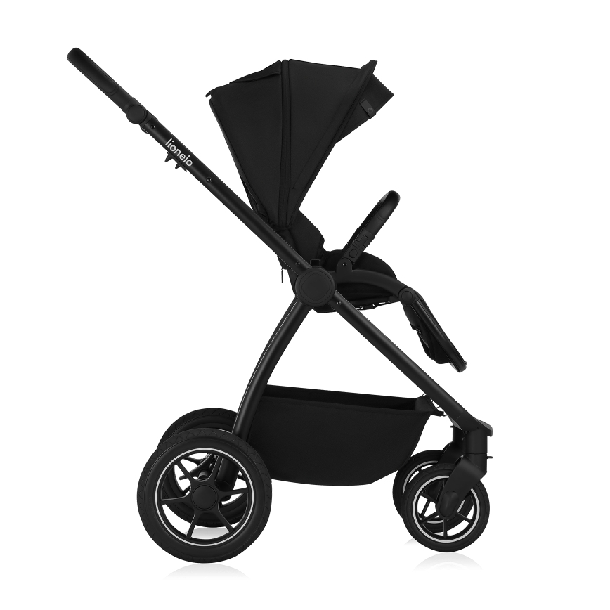 Lionelo - Passeggino combinato 2 in 1 MERIL Black Onyx