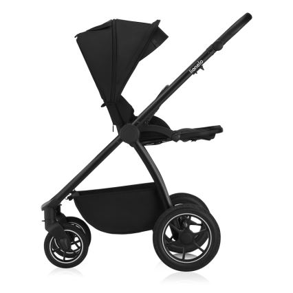 Lionelo - Passeggino combinato 2 in 1 MERIL Black Onyx