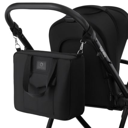 Lionelo - Passeggino combinato 2 in 1 MERIL Black Onyx