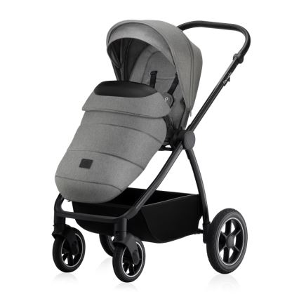 Lionelo - Passeggino combinato 2 in 1 MERIL Grey Stone