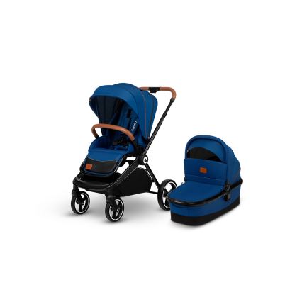 Lionelo - Passeggino combinato 2 in 1 MIKA Blu Navy