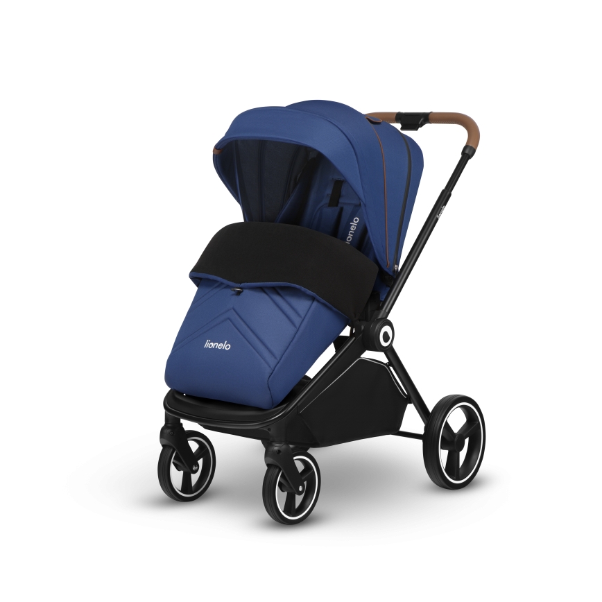 Lionelo - Passeggino combinato 2 in 1 MIKA Blu Navy