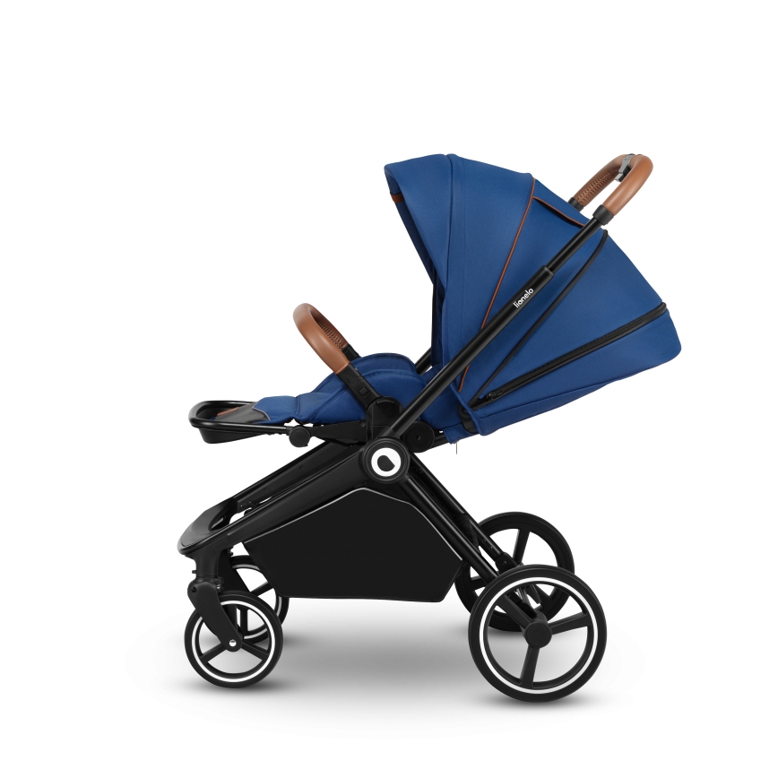 Lionelo - Passeggino combinato 2 in 1 MIKA Blue Navy