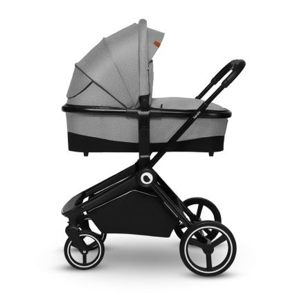 Lionelo - Passeggino combinato 2-in-1 MIKA Grigio Stone