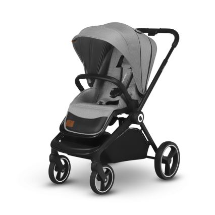 Lionelo - Passeggino combinato 2-in-1 MIKA Grigio Stone