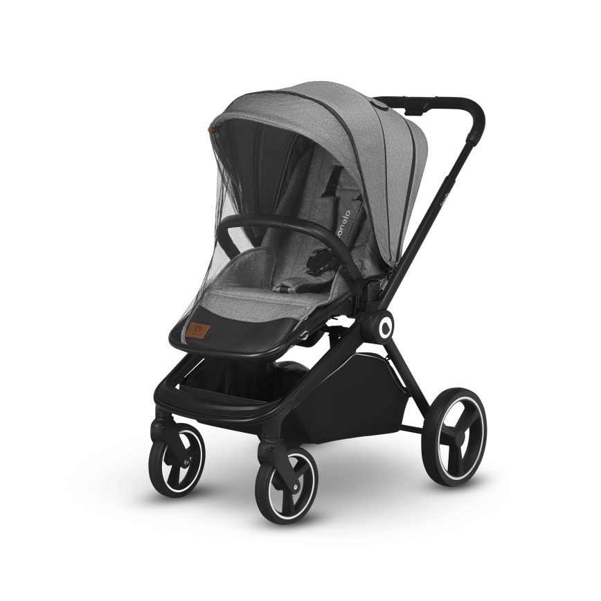 Lionelo - Passeggino combinato 2-in-1 MIKA Grigio Stone