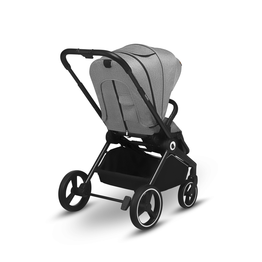 Lionelo - Passeggino combinato 2-in-1 MIKA Grigio Stone