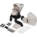 Lionelo - Passeggino combinato 2 in 1 MIKA PLUS Beige Sabbia