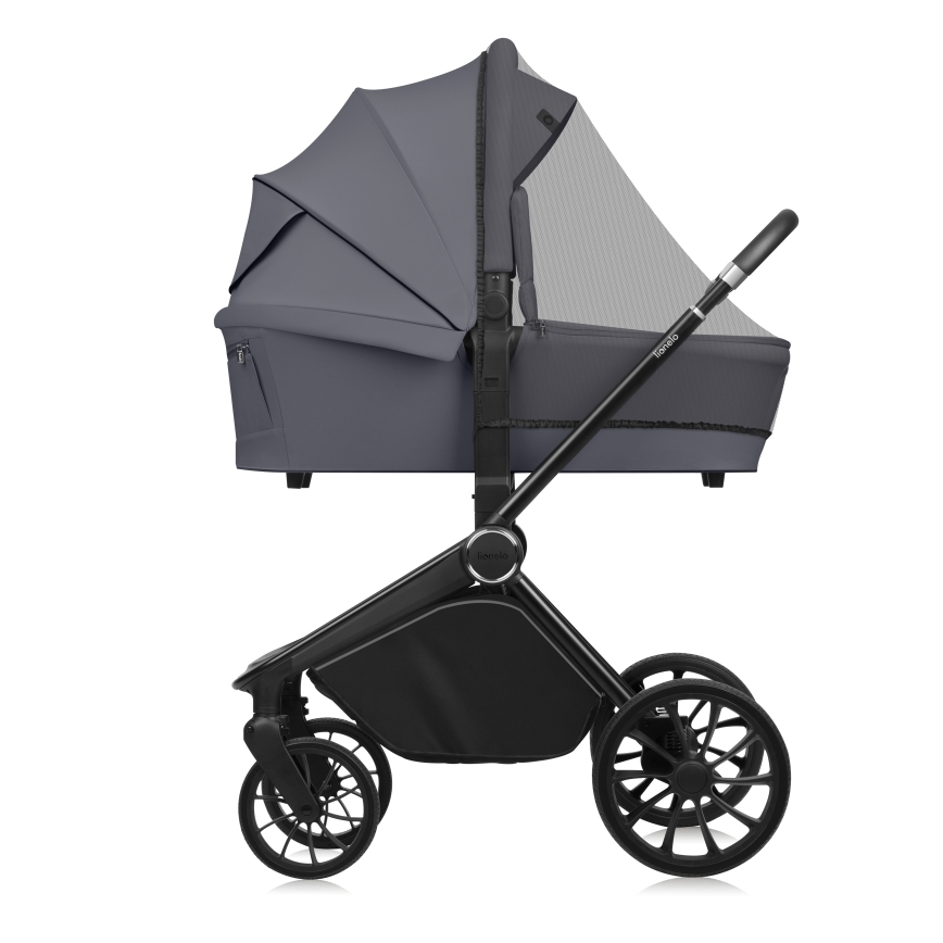 Lionelo - Passeggino combinato 2 in 1 MIKA PLUS Grigio Pietra