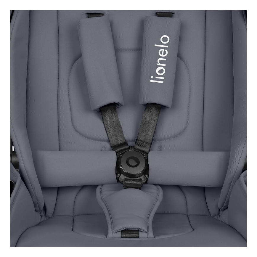 Lionelo - Passeggino combinato 2 in 1 MIKA PLUS Grigio Pietra