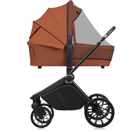 Lionelo - Passeggino combinato 2 in 1 MIKA PLUS Marrone ruggine