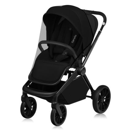 Lionelo - Passeggino combinato 2 in 1 MIKA PLUS Nero Onice