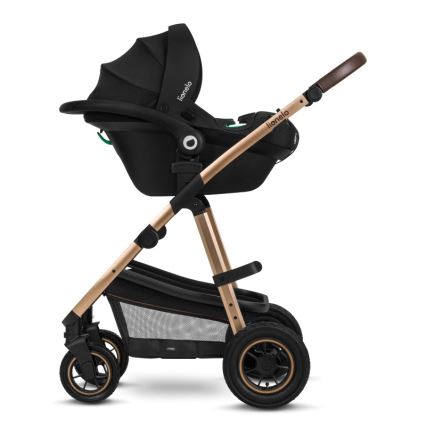 Lionelo - Passeggino combinato 3 in 1 AMBER Nero Onice