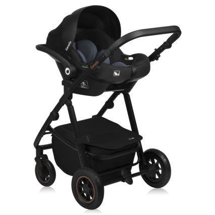 Lionelo - Passeggino combinato 3 in 1 AMBER PLUS Sabbia